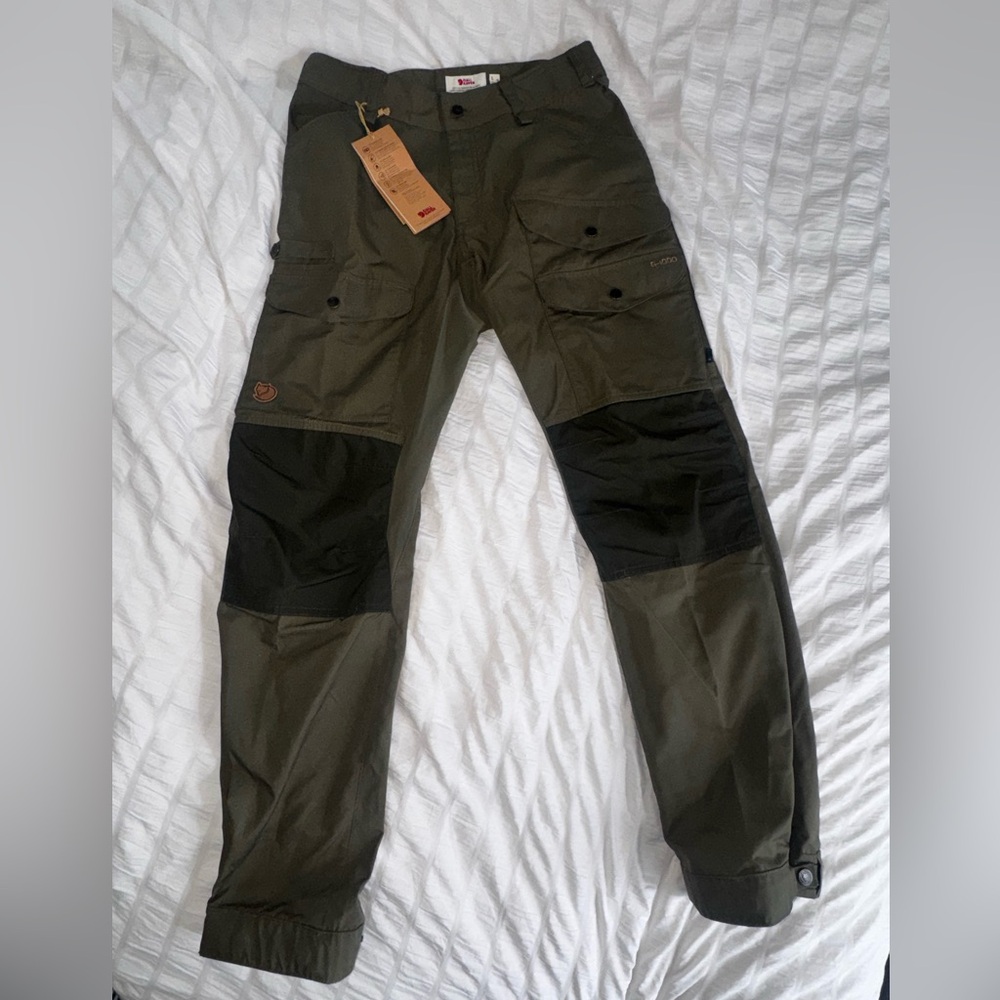 Fjallraven Vidda Pro Trousers Reg Men's Hiking Pants, Deep Forest, 29x30 NWT